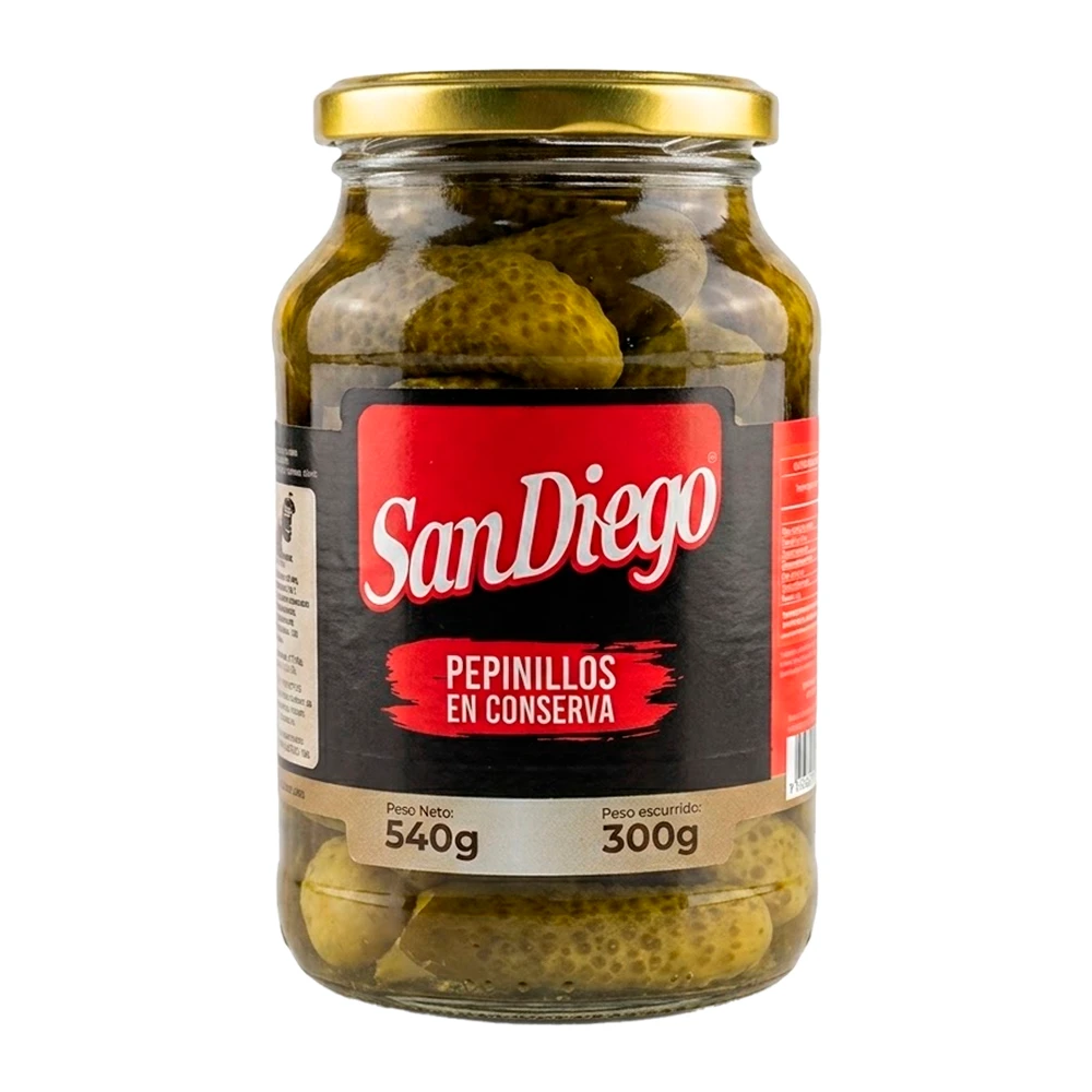 Pepino/Picles Enteiro San Diego 300G