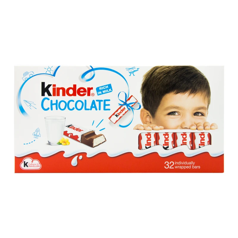 Chocolate Kinder Com 32 Unidades Caixa 400G