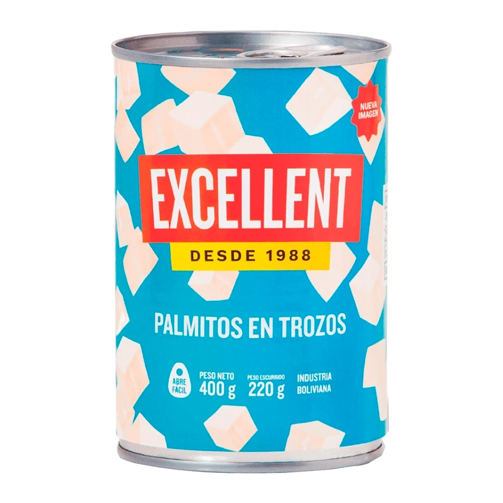 Palmito Excellent Picado Lata 250G
