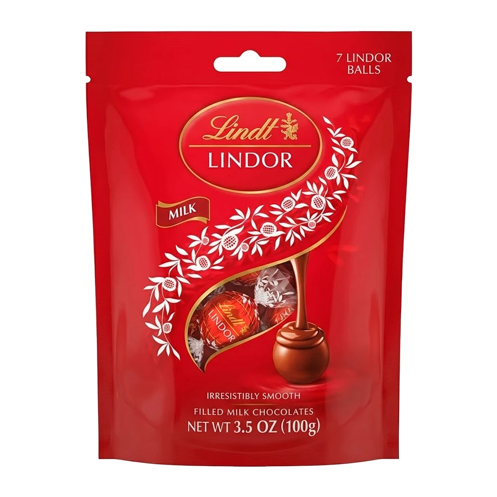 Bombom Lindt Lindor Deluxe Pacote 100G