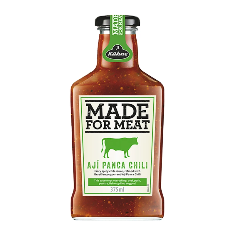 Molho Para Churrasco Kuhne - made for meat - pimenta aji panca 375Ml
