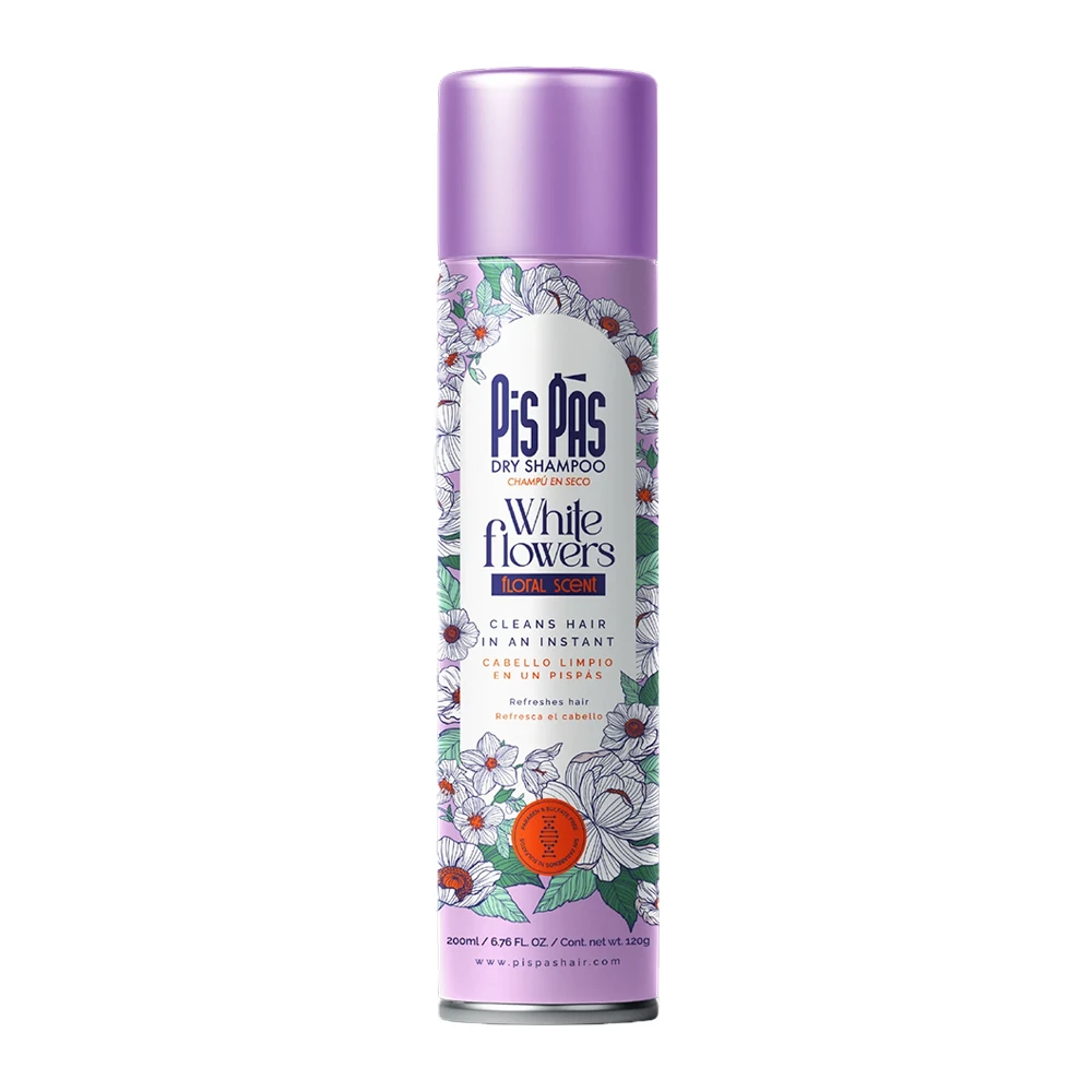 Shampoo á Seco PisPás White Flowers Floral Scent 200Ml