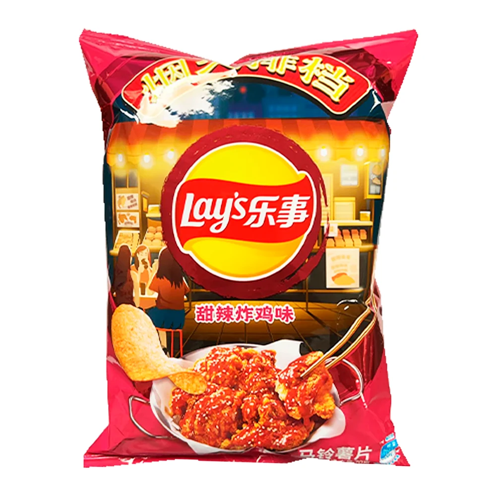 Batata Frita Lays Frango Com Pimenta Doce Pacote 70G