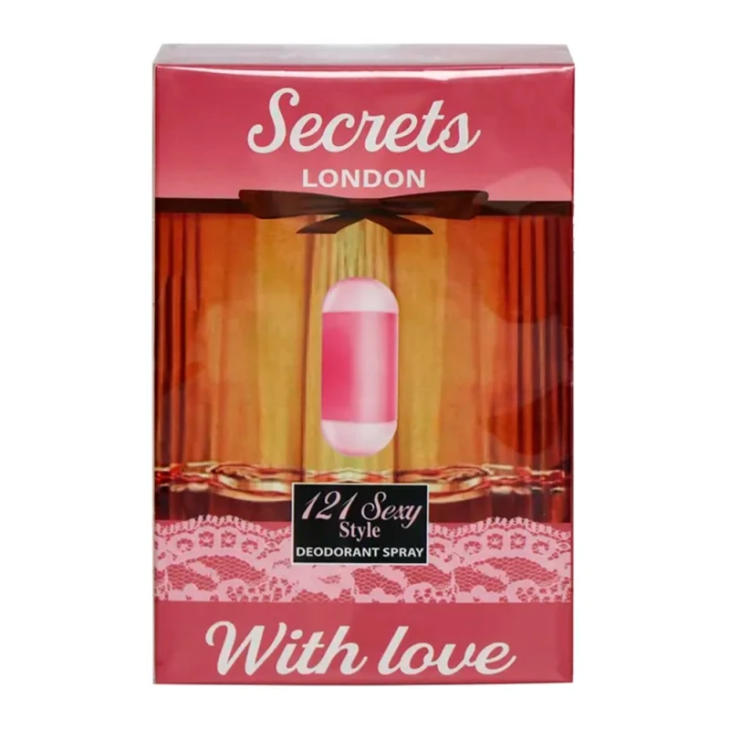 Desodorante + Perfume Kit Secrets London 121 Sexy