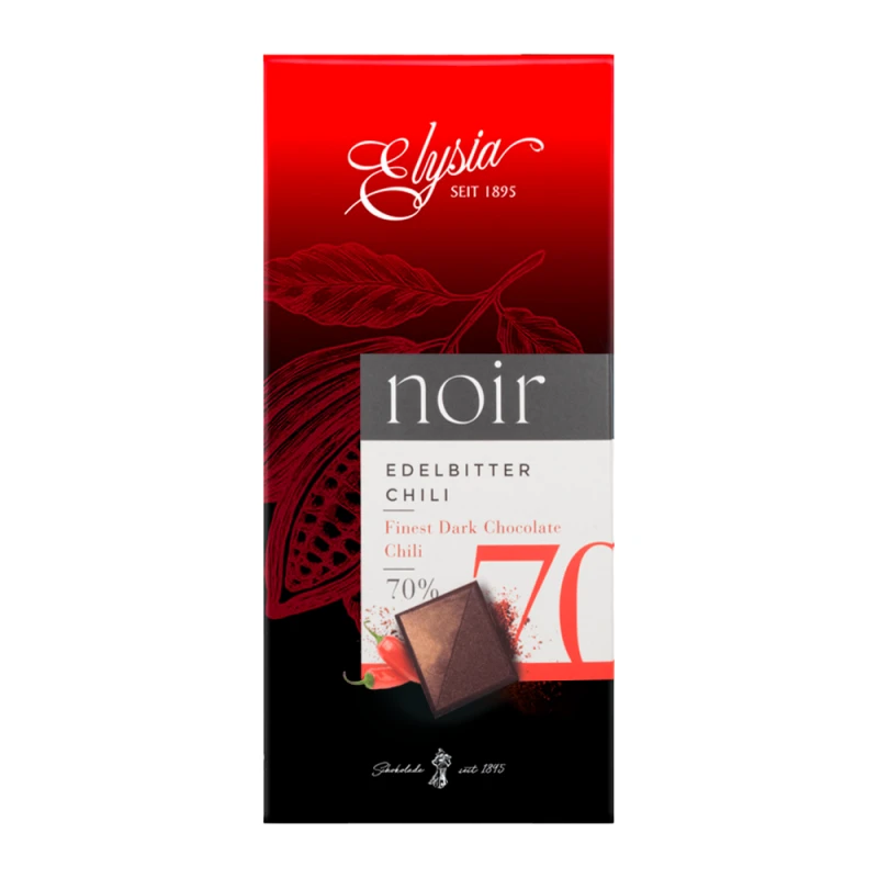 Barra de Chocolate Weinrich Elysia Chilli e 70% Cacau 100G