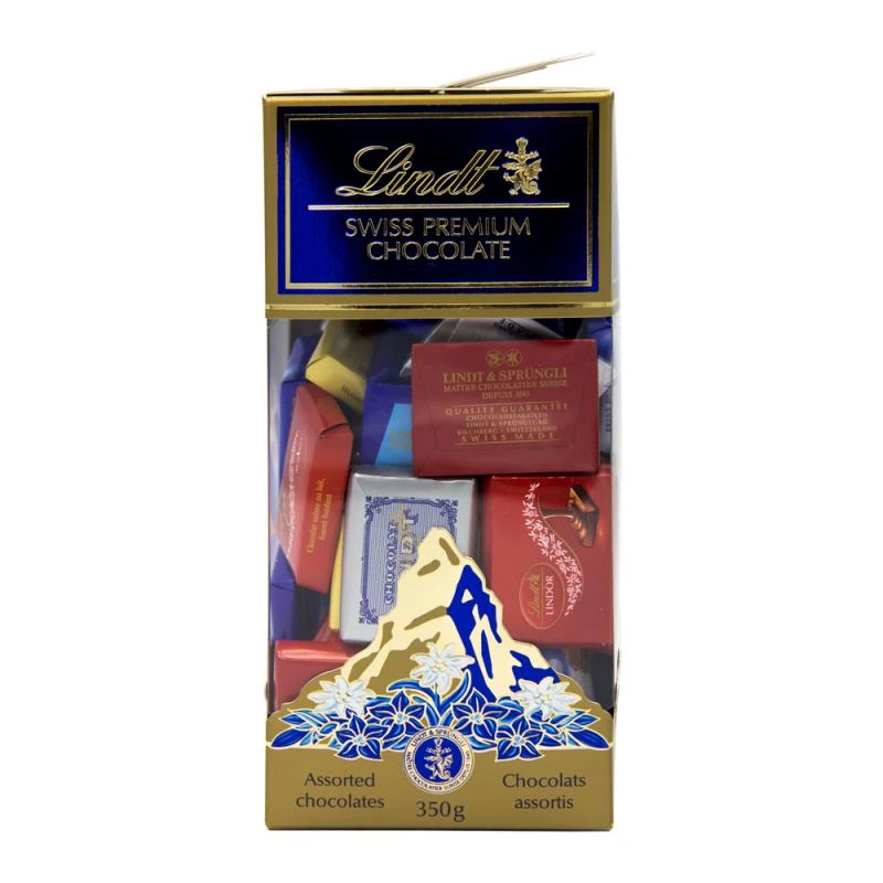Miniaturas de Chocolate Lindt Classico Caixa Com 350G