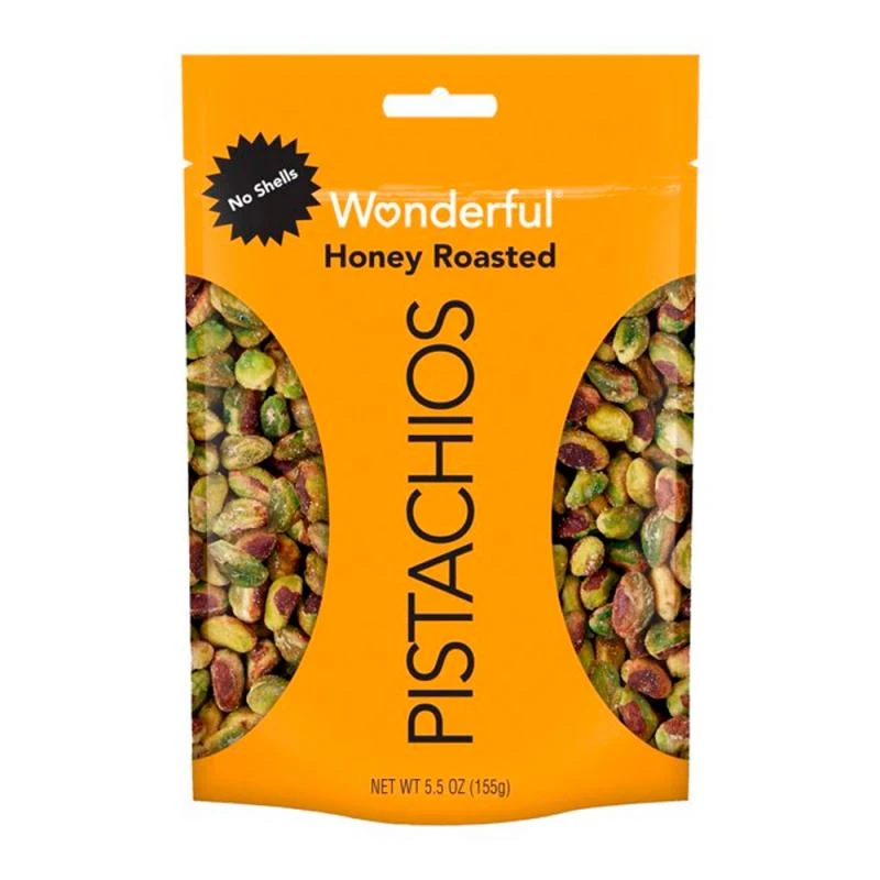 Pistache Wonderful Sem Casca Mel Torrado Pacote 155G