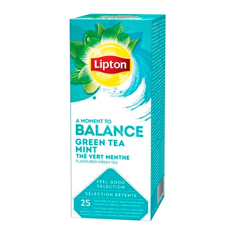 Chá Verde Lipton Hortelã 25 Saquinhos 2G