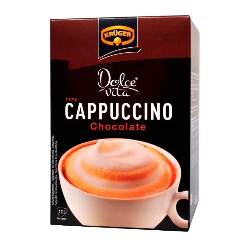 Café Capuccino de Chocolate Kruger 10X15G