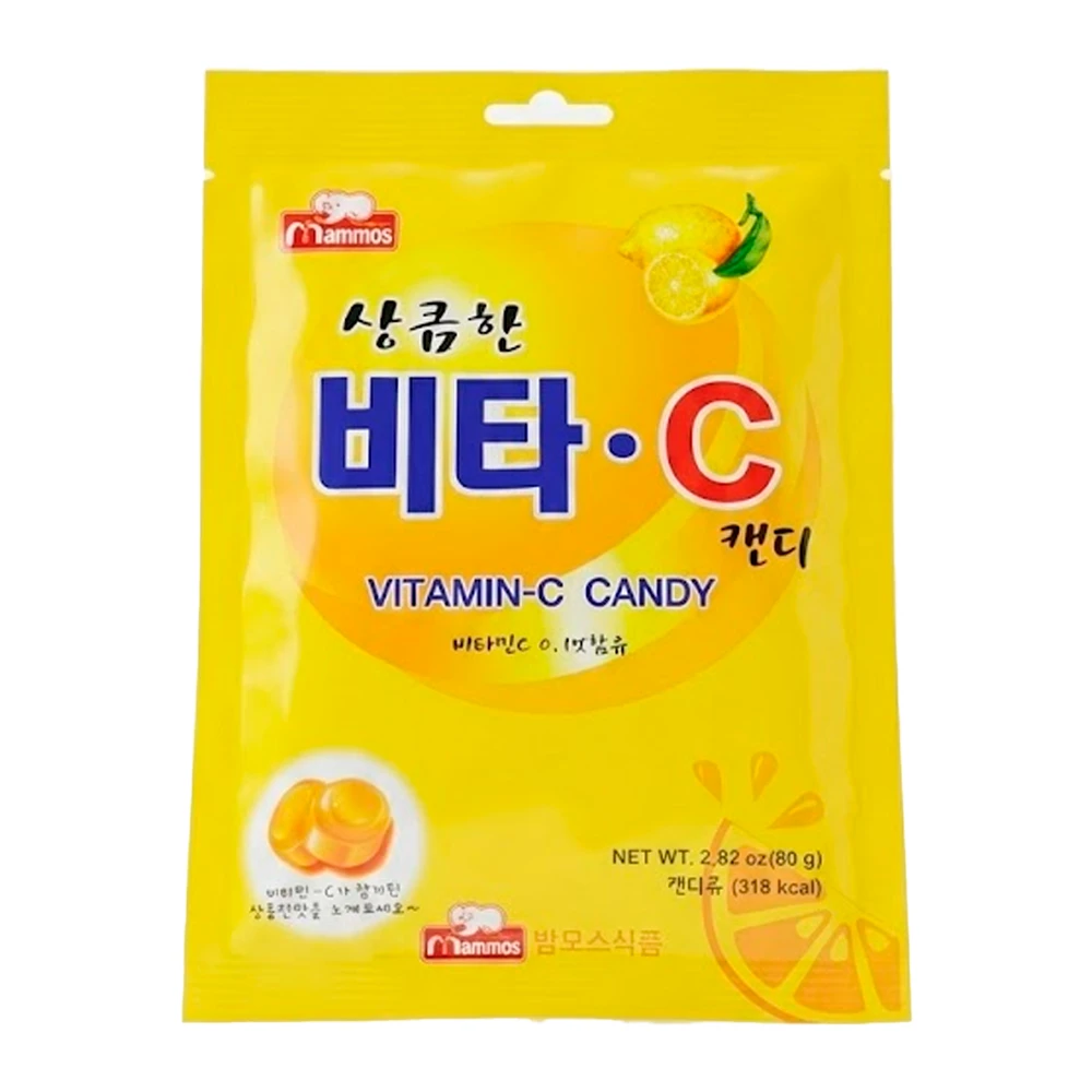 Bala Mammos Vitamina C Pacote 80G